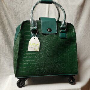 Harlequin Rolling Carry-On Green Croc (Imperfect)